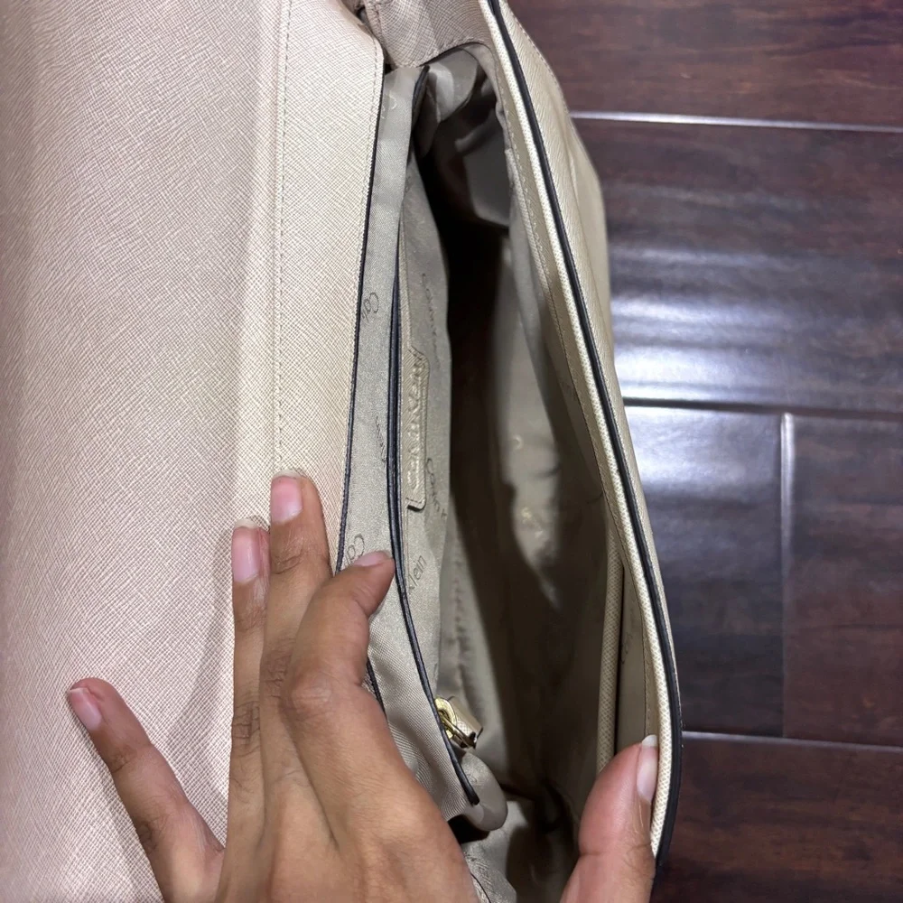 Calvin Klein on My Corner Saffiano Satchel
